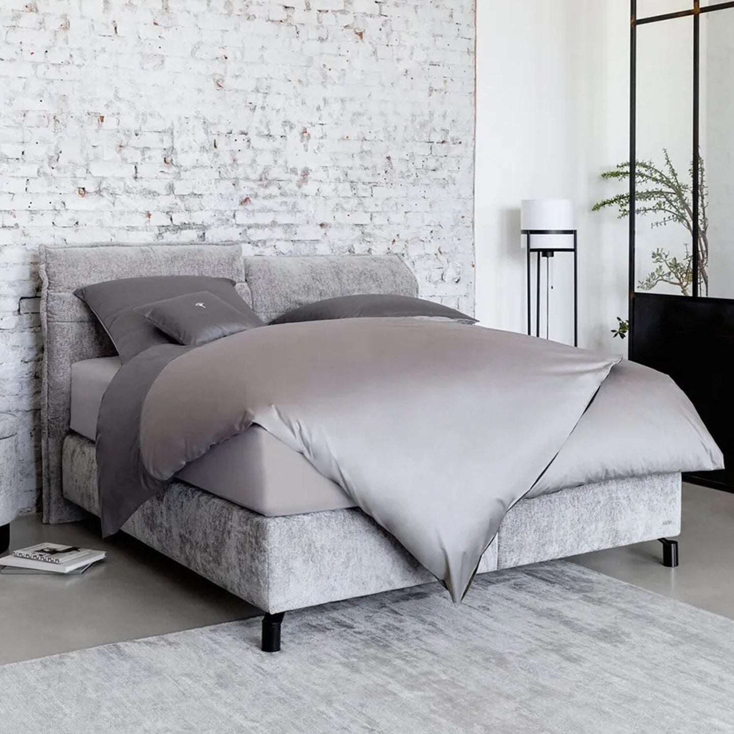 Bettwäsche graphit-stein