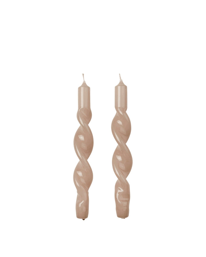 Glossy Twist Kerzen