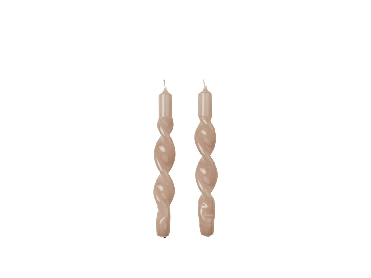 Glossy Twist Kerzen