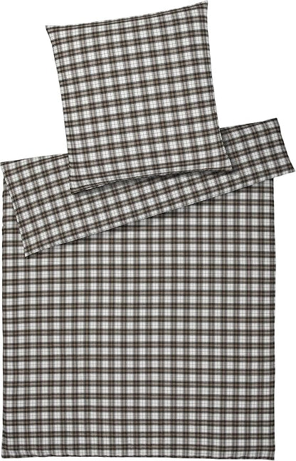 Bettwäsche Hyde Park schoko